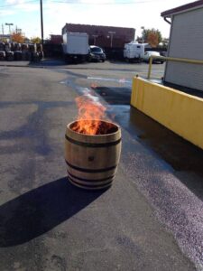 Toasting and charring 