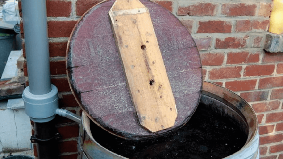 How to Convert Used Bourbon Barrels into Rainwater Harvesters