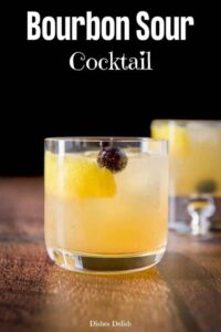 Bourbon Sour Cocktail