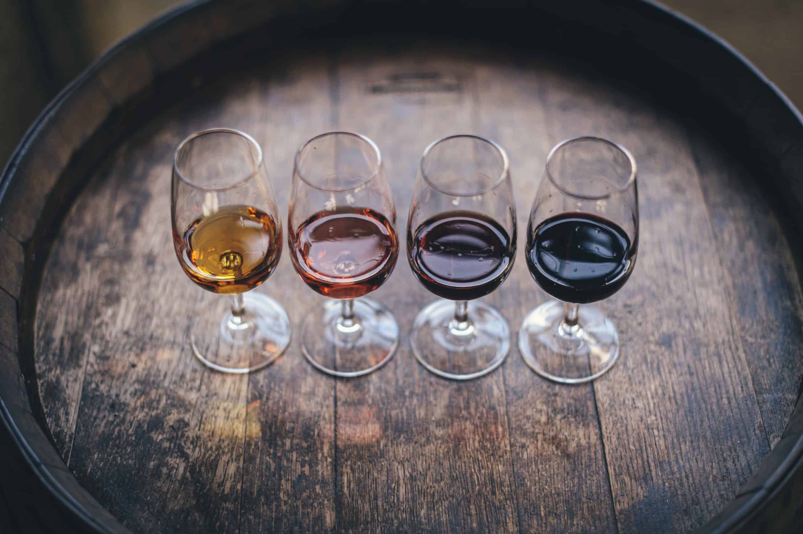 Different Spirits Aged In Used Whiskey Barrels