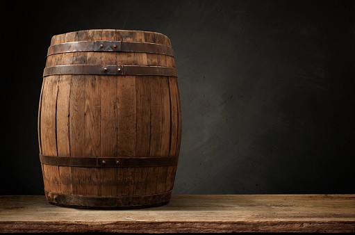 Used Bourbon Barrels