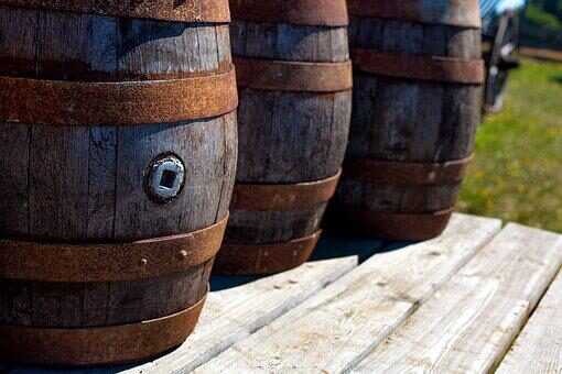 Buy used bourbon barrels