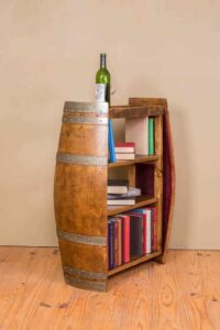 Barrel bookshelf