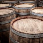 American oak barrels