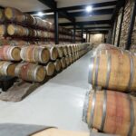 used wine barrels