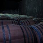 used wine barrel